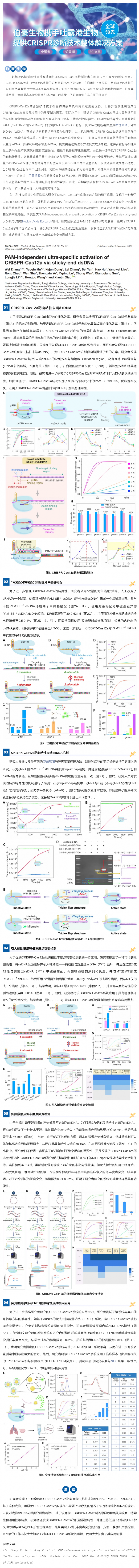 517CRISPR 智庫 _ 不依賴 PAM 序列，CRISPR-Cas12a 能超特異性靶向 dsDNA 嗎？